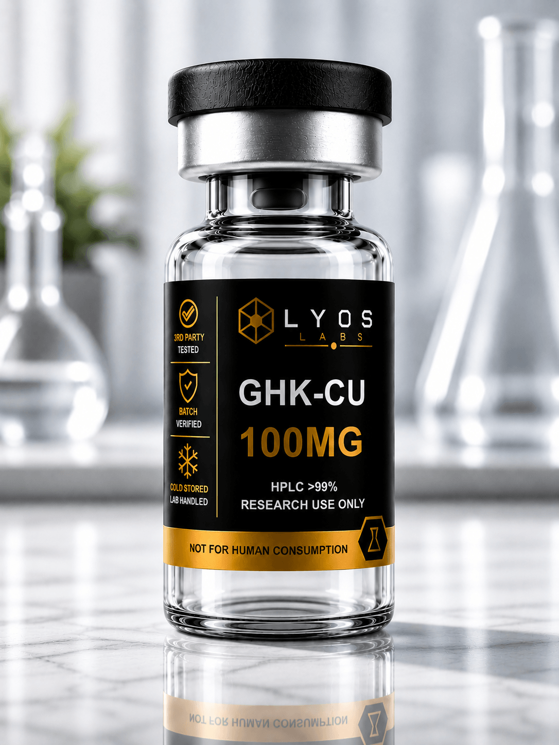 ghk cu peptide storage GHK-Cu — Technical Lot Record · Lyos Labs